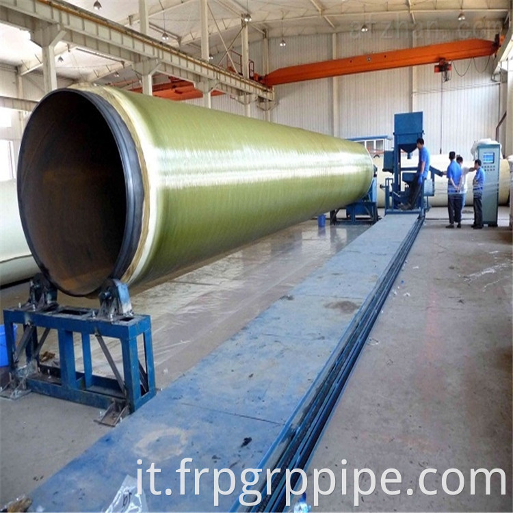 Pipe GRP in fibra di vetro antisismica e resistente all'usura